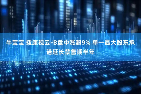 牛宝宝 拨康视云-B盘中涨超9% 单一最大股东承诺延长禁售期半年